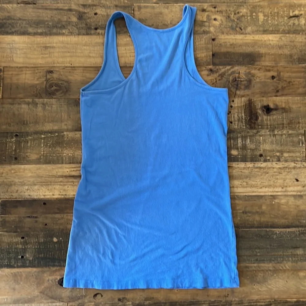 Blue Racerback Tank - Picture 2 of 2